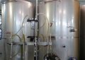 Conservation and decanting the oil in inox silos